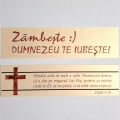 Semn carte auriu, Zambeste  Dumnezeu te iubeste